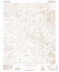 Carnero Peak New Mexico Historical topographic map, 1:24000 scale, 7.5 X 7.5 Minute, Year 1985
