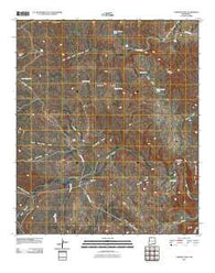 Carnero Peak New Mexico Historical topographic map, 1:24000 scale, 7.5 X 7.5 Minute, Year 2010