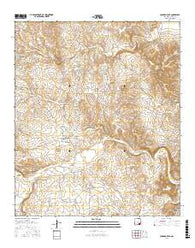 Carnero Peak New Mexico Current topographic map, 1:24000 scale, 7.5 X 7.5 Minute, Year 2017