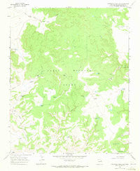 Carpenter Mesa NW New Mexico Historical topographic map, 1:24000 scale, 7.5 X 7.5 Minute, Year 1968