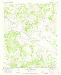 Carpenter Mesa SW New Mexico Historical topographic map, 1:24000 scale, 7.5 X 7.5 Minute, Year 1968