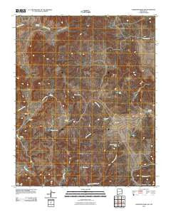 Carpenter Mesa NW New Mexico Historical topographic map, 1:24000 scale, 7.5 X 7.5 Minute, Year 2010