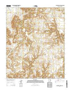 Carpenter Mesa NW New Mexico Historical topographic map, 1:24000 scale, 7.5 X 7.5 Minute, Year 2013