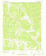 Carracas Canyon New Mexico Historical topographic map, 1:24000 scale, 7.5 X 7.5 Minute, Year 1963