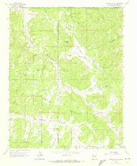 Carracas Canyon New Mexico Historical topographic map, 1:24000 scale, 7.5 X 7.5 Minute, Year 1963