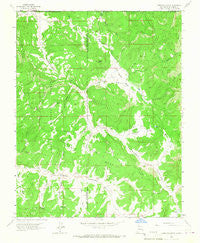 Carracas Canyon New Mexico Historical topographic map, 1:24000 scale, 7.5 X 7.5 Minute, Year 1963