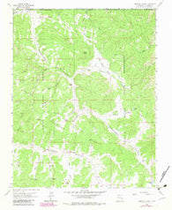 Carracas Canyon New Mexico Historical topographic map, 1:24000 scale, 7.5 X 7.5 Minute, Year 1963