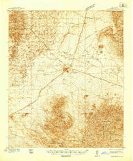 Carrizozo New Mexico Historical topographic map, 1:48000 scale, 15 X 15 Minute, Year 1938