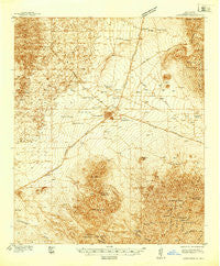 Carrizozo New Mexico Historical topographic map, 1:48000 scale, 15 X 15 Minute, Year 1938