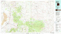 Carrizozo New Mexico Historical topographic map, 1:100000 scale, 30 X 60 Minute, Year 1981
