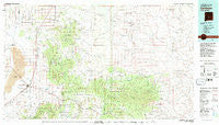 Carrizozo New Mexico Historical topographic map, 1:100000 scale, 30 X 60 Minute, Year 1981