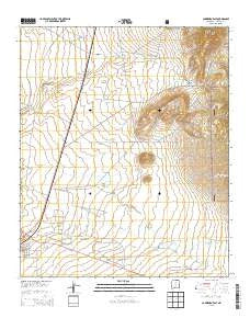 Carrizozo East New Mexico Current topographic map, 1:24000 scale, 7.5 X 7.5 Minute, Year 2013