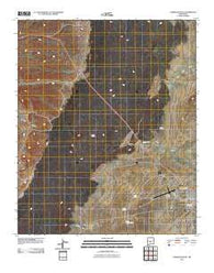 Carrizozo West New Mexico Historical topographic map, 1:24000 scale, 7.5 X 7.5 Minute, Year 2010