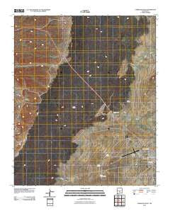 Carrizozo West New Mexico Historical topographic map, 1:24000 scale, 7.5 X 7.5 Minute, Year 2010