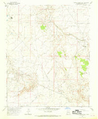 Carson Trading Post New Mexico Historical topographic map, 1:24000 scale, 7.5 X 7.5 Minute, Year 1966