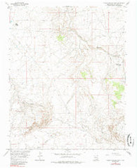 Carson Trading Post New Mexico Historical topographic map, 1:24000 scale, 7.5 X 7.5 Minute, Year 1966