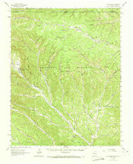 Casa Grande New Mexico Historical topographic map, 1:62500 scale, 15 X 15 Minute, Year 1962