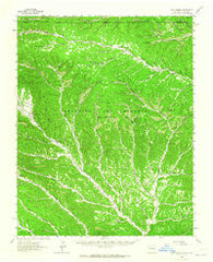 Casa Grande New Mexico Historical topographic map, 1:62500 scale, 15 X 15 Minute, Year 1962