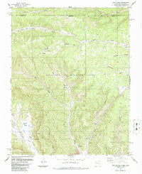 Casa Grande New Mexico Historical topographic map, 1:24000 scale, 7.5 X 7.5 Minute, Year 1986
