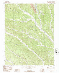 Casa Grande SW New Mexico Historical topographic map, 1:24000 scale, 7.5 X 7.5 Minute, Year 1986