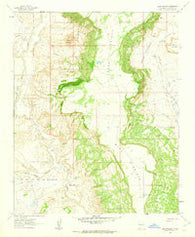 Casa Salazar New Mexico Historical topographic map, 1:24000 scale, 7.5 X 7.5 Minute, Year 1961