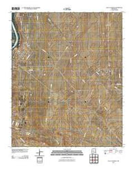 Casa Colorada New Mexico Historical topographic map, 1:24000 scale, 7.5 X 7.5 Minute, Year 2010