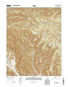 Casa Grande New Mexico Current topographic map, 1:24000 scale, 7.5 X 7.5 Minute, Year 2013