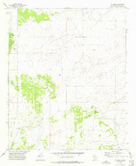 Cat Mesa New Mexico Historical topographic map, 1:24000 scale, 7.5 X 7.5 Minute, Year 1972