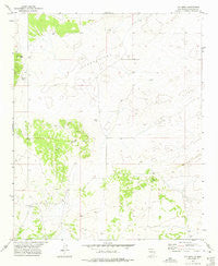Cat Mesa New Mexico Historical topographic map, 1:24000 scale, 7.5 X 7.5 Minute, Year 1972