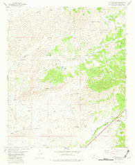 Cat Mountain New Mexico Historical topographic map, 1:24000 scale, 7.5 X 7.5 Minute, Year 1981