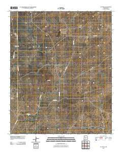 Cat Mesa New Mexico Historical topographic map, 1:24000 scale, 7.5 X 7.5 Minute, Year 2010