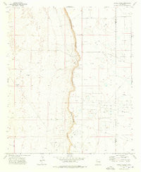 Caudill Ranch New Mexico Historical topographic map, 1:24000 scale, 7.5 X 7.5 Minute, Year 1973