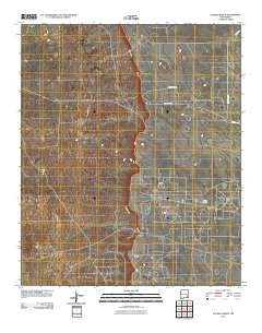 Caudill Ranch New Mexico Historical topographic map, 1:24000 scale, 7.5 X 7.5 Minute, Year 2010