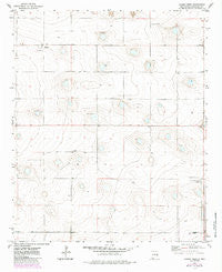Causey West New Mexico Historical topographic map, 1:24000 scale, 7.5 X 7.5 Minute, Year 1972