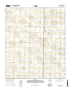 Causey East New Mexico Current topographic map, 1:24000 scale, 7.5 X 7.5 Minute, Year 2017