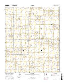 Causey West New Mexico Current topographic map, 1:24000 scale, 7.5 X 7.5 Minute, Year 2017