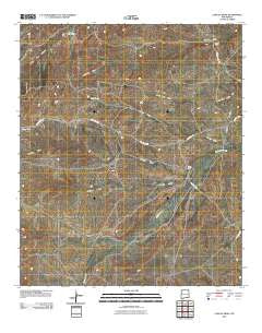 Cawley Draw New Mexico Historical topographic map, 1:24000 scale, 7.5 X 7.5 Minute, Year 2010
