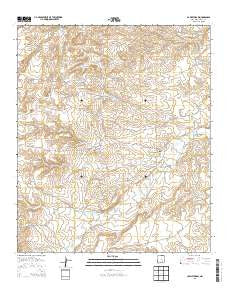 Cawley Draw New Mexico Historical topographic map, 1:24000 scale, 7.5 X 7.5 Minute, Year 2013