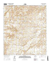 Cawley Draw New Mexico Current topographic map, 1:24000 scale, 7.5 X 7.5 Minute, Year 2017