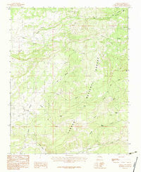 Cebolla New Mexico Historical topographic map, 1:24000 scale, 7.5 X 7.5 Minute, Year 1983