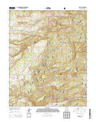 Cebolla New Mexico Current topographic map, 1:24000 scale, 7.5 X 7.5 Minute, Year 2013