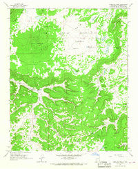 Cebollita Peak New Mexico Historical topographic map, 1:24000 scale, 7.5 X 7.5 Minute, Year 1964