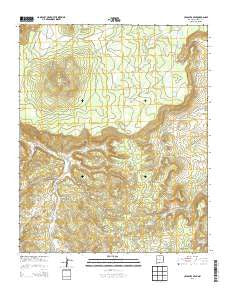 Cebollita Peak New Mexico Historical topographic map, 1:24000 scale, 7.5 X 7.5 Minute, Year 2013