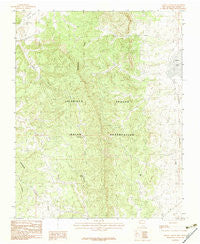 Cedar Canyon New Mexico Historical topographic map, 1:24000 scale, 7.5 X 7.5 Minute, Year 1983