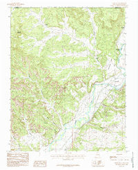 Cedar Hill New Mexico Historical topographic map, 1:24000 scale, 7.5 X 7.5 Minute, Year 1985