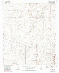 Cedar Point New Mexico Historical topographic map, 1:24000 scale, 7.5 X 7.5 Minute, Year 1973