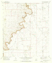 Cedar Point SE New Mexico Historical topographic map, 1:24000 scale, 7.5 X 7.5 Minute, Year 1973