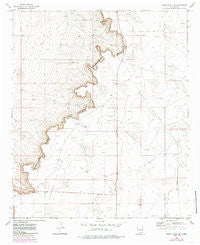Cedar Point SE New Mexico Historical topographic map, 1:24000 scale, 7.5 X 7.5 Minute, Year 1973