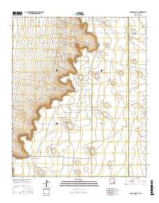 Cedar Point SE New Mexico Current topographic map, 1:24000 scale, 7.5 X 7.5 Minute, Year 2017