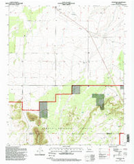 Cedarvale New Mexico Historical topographic map, 1:24000 scale, 7.5 X 7.5 Minute, Year 1995